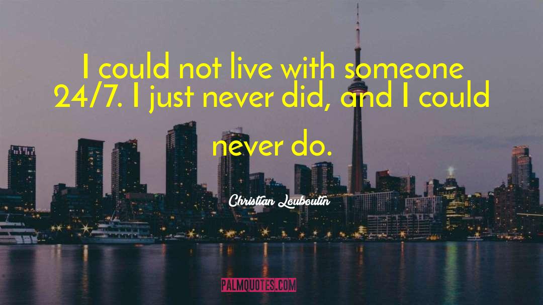 Live Television quotes by Christian Louboutin