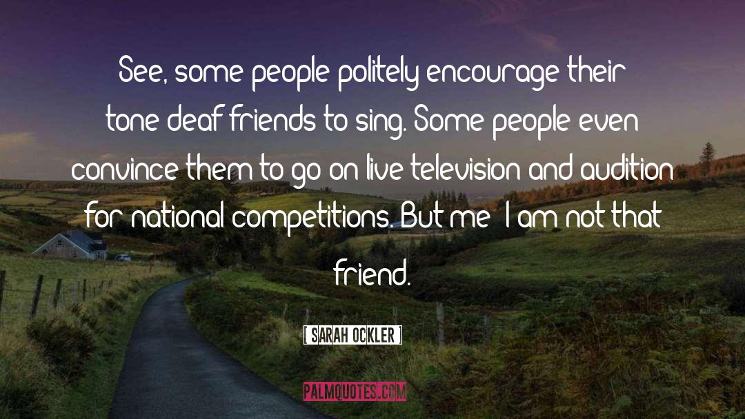 Live Television quotes by Sarah Ockler