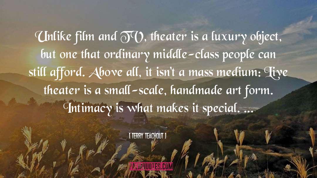 Live Theater quotes by Terry Teachout