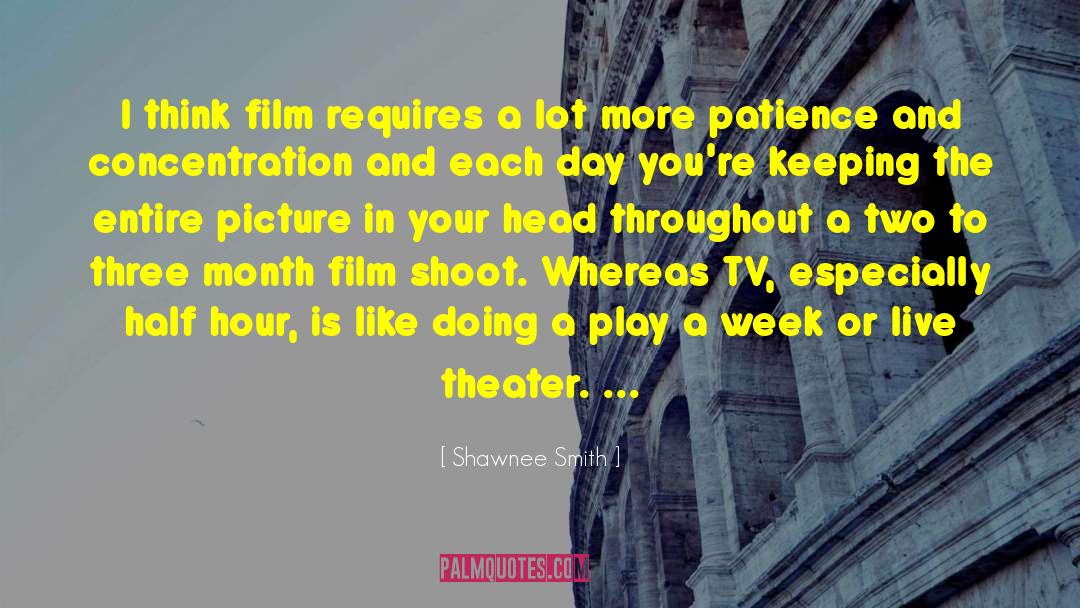 Live Theater quotes by Shawnee Smith