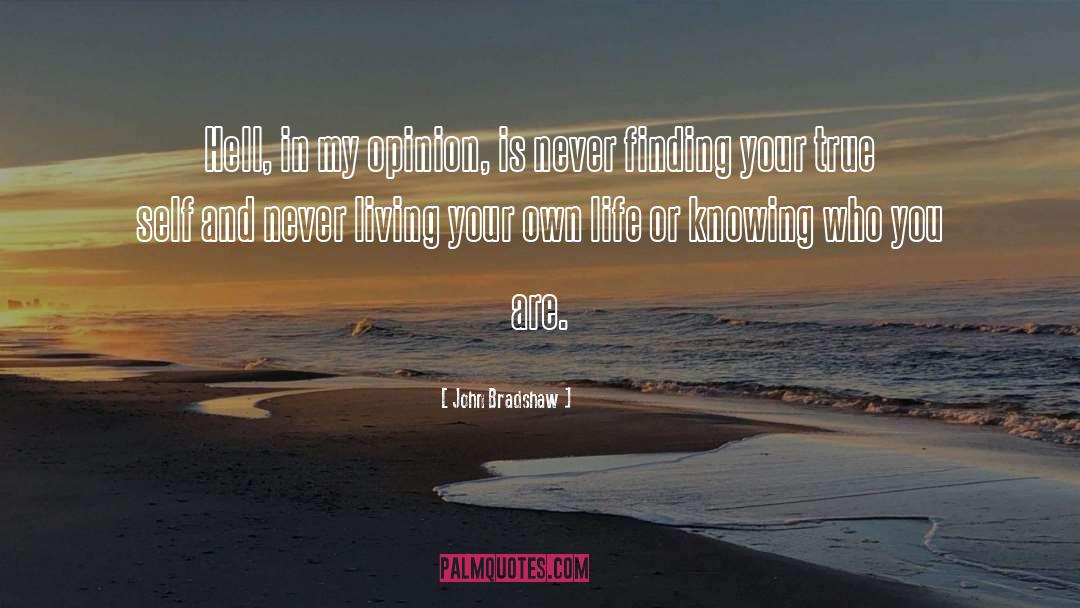 Live Your Own Life quotes by John Bradshaw