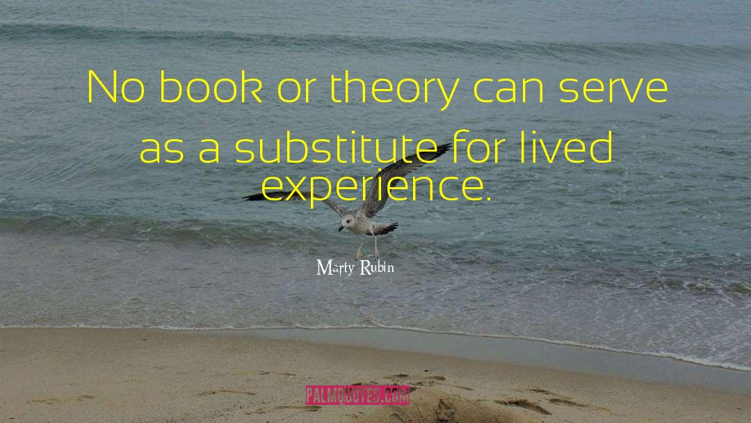 Lived Experience quotes by Marty Rubin