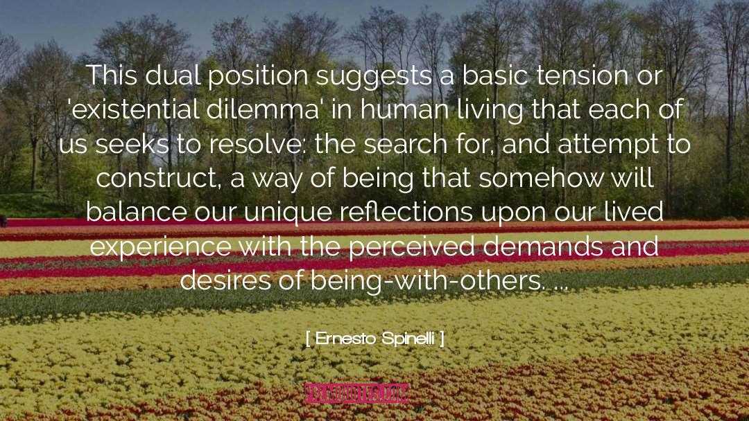 Lived Experience quotes by Ernesto Spinelli