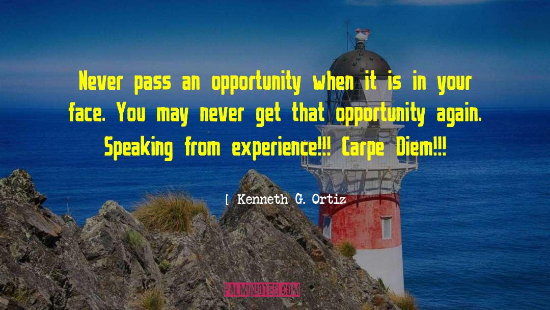 Lived Experience quotes by Kenneth G. Ortiz