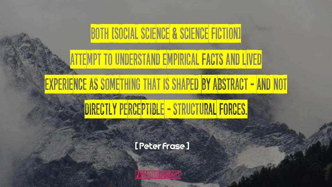 Lived Experience quotes by Peter Frase