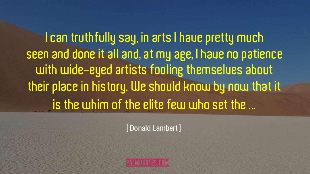 Lived History quotes by Donald Lambert