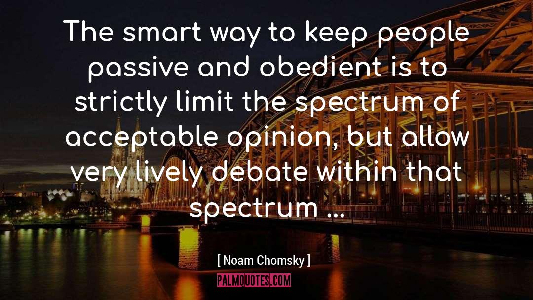 Lively Debate quotes by Noam Chomsky