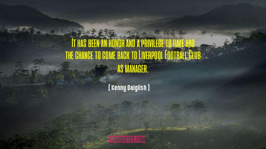 Liverpool Football Club quotes by Kenny Dalglish