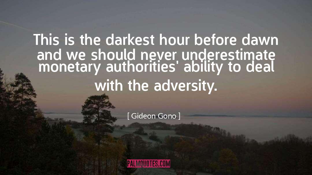 Livia And Gideon quotes by Gideon Gono