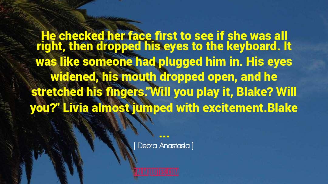 Livia Blackthorn quotes by Debra Anastasia