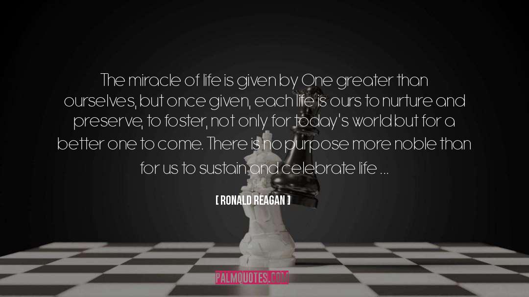 Living A Higher Life quotes by Ronald Reagan