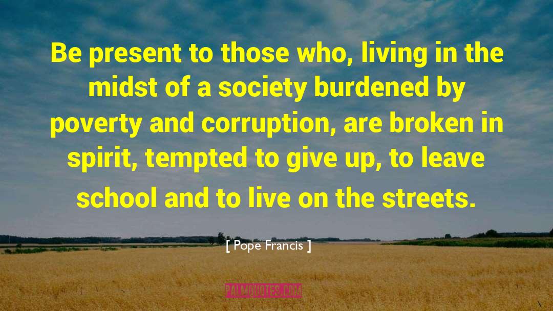 Living A Lie quotes by Pope Francis