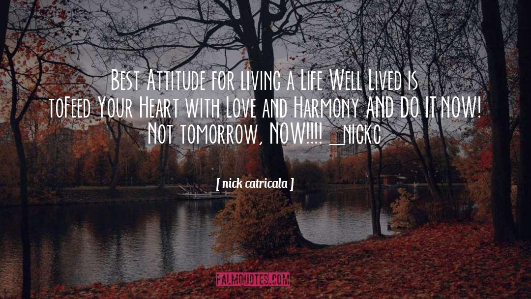 Living A Life quotes by Nick Catricala