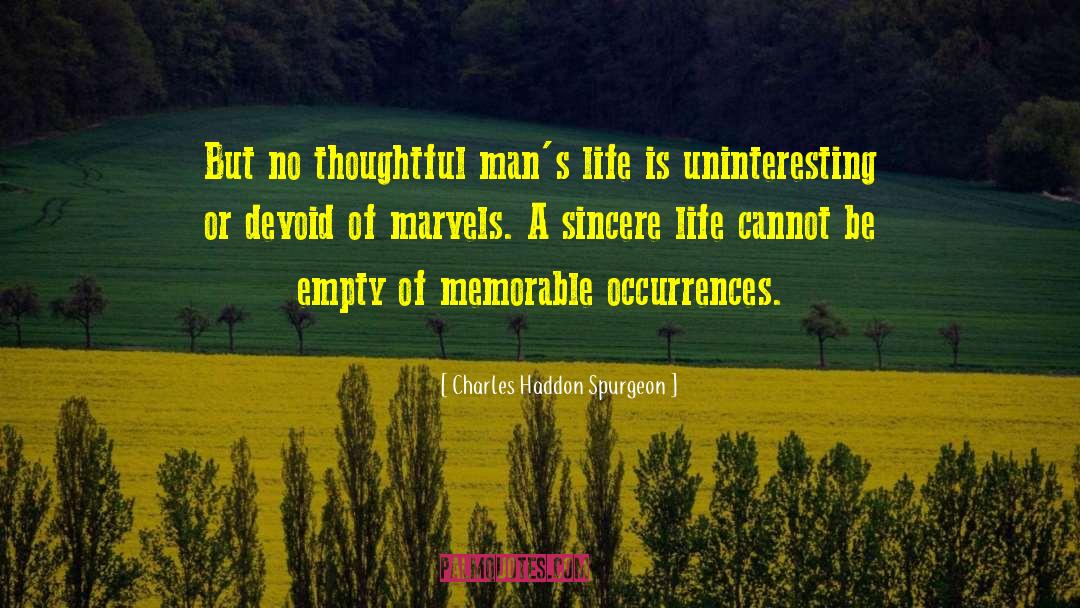 Living A Memorable Life quotes by Charles Haddon Spurgeon