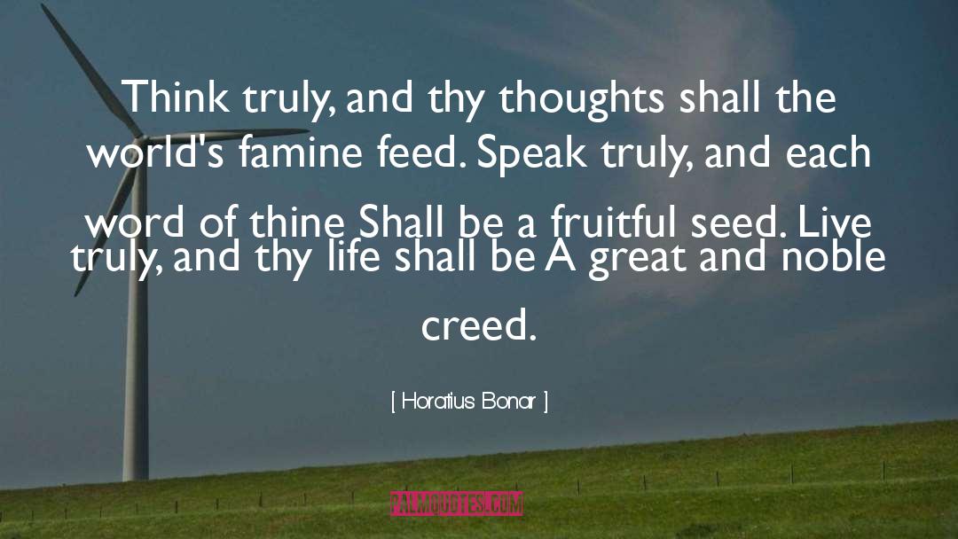 Living A Noble Life quotes by Horatius Bonar