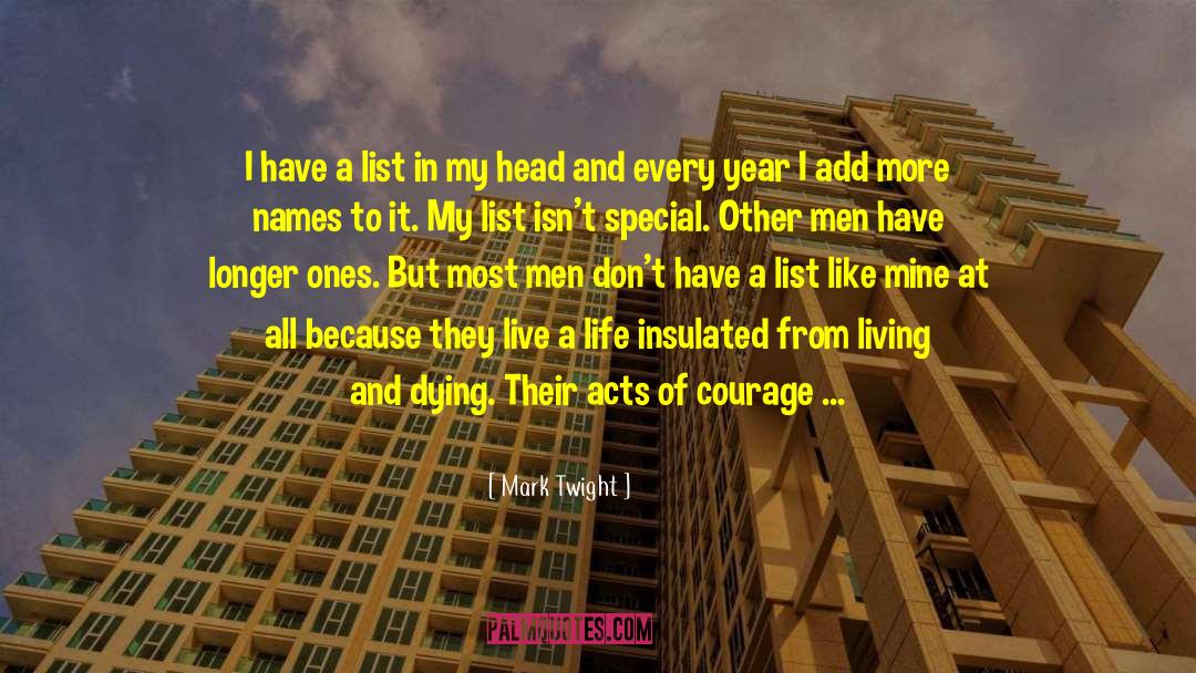 Living And Dying quotes by Mark Twight