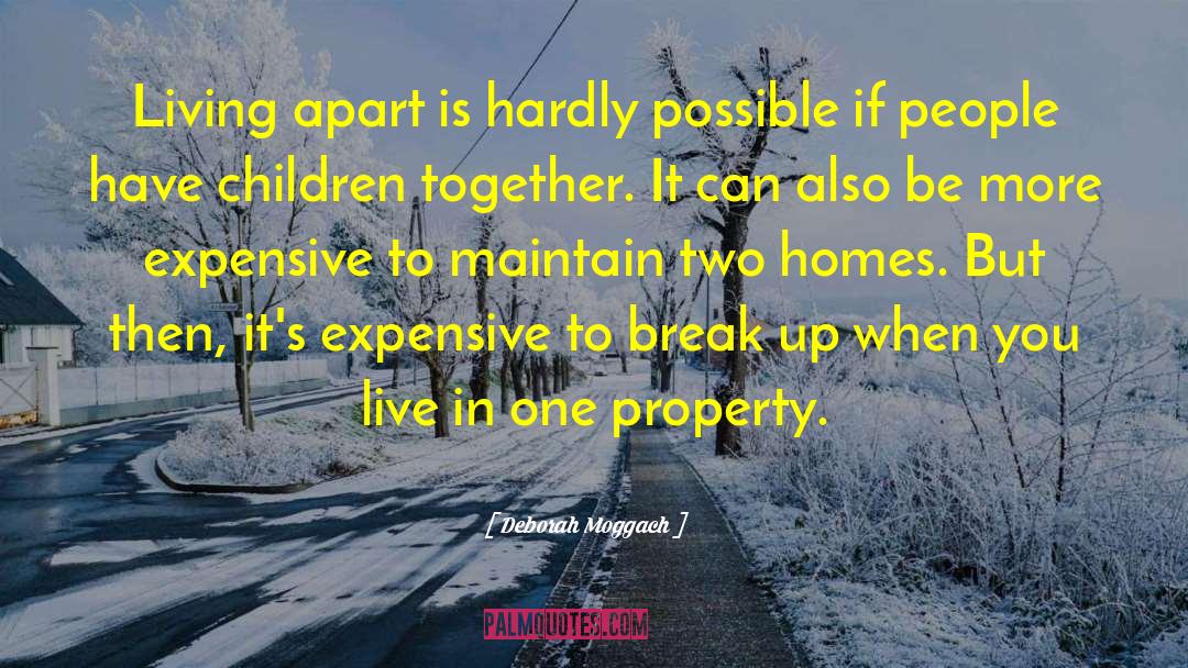 Living Apart quotes by Deborah Moggach