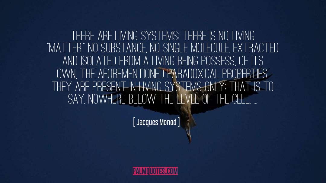 Living Being quotes by Jacques Monod