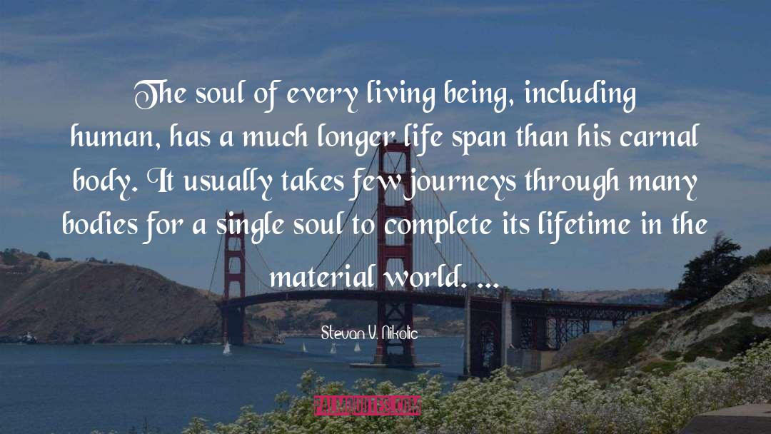 Living Being quotes by Stevan V. Nikolic