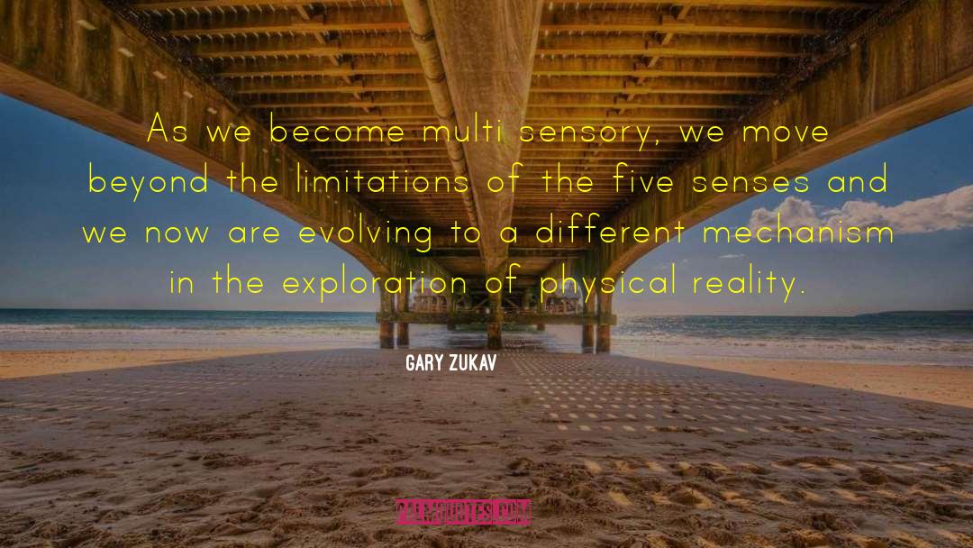 Living Beyond The Five Senses quotes by Gary Zukav