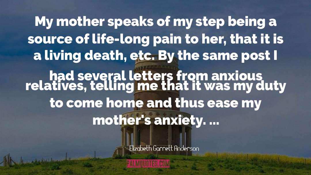 Living Death quotes by Elizabeth Garrett Anderson