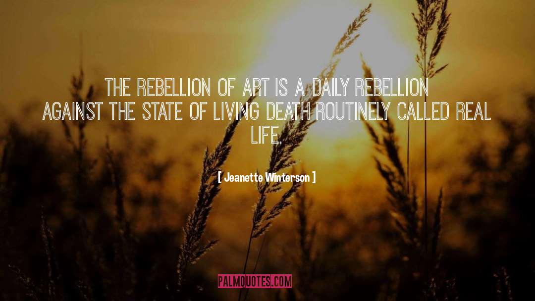 Living Death quotes by Jeanette Winterson