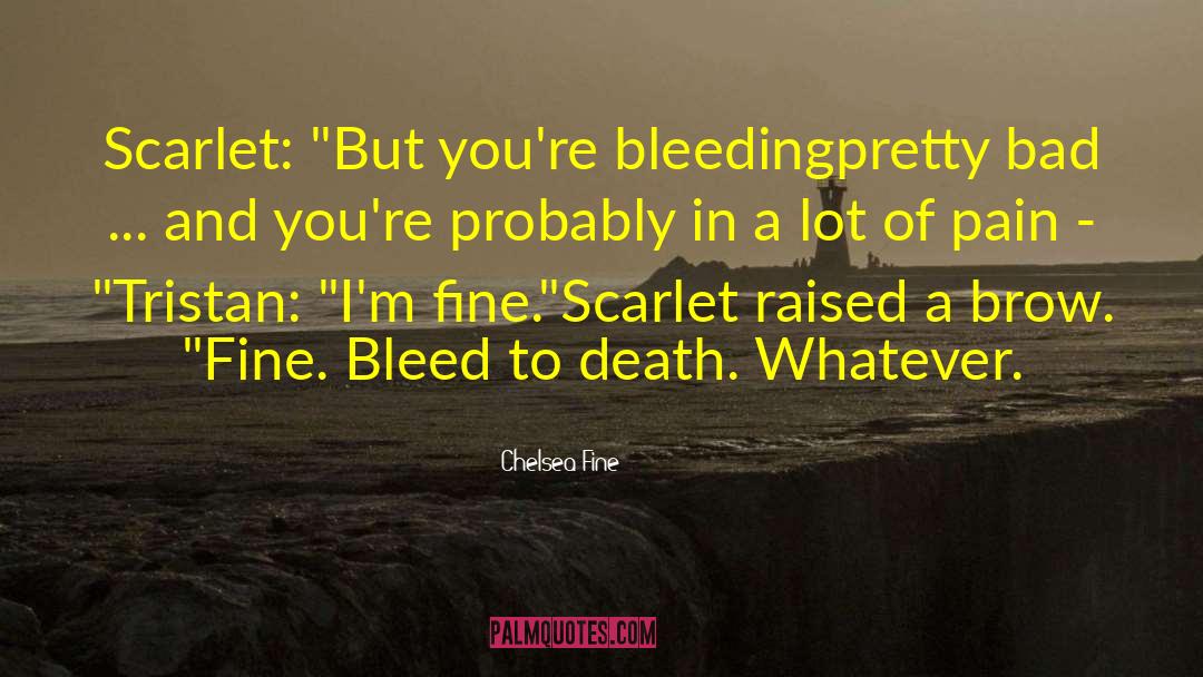 Living Death quotes by Chelsea Fine