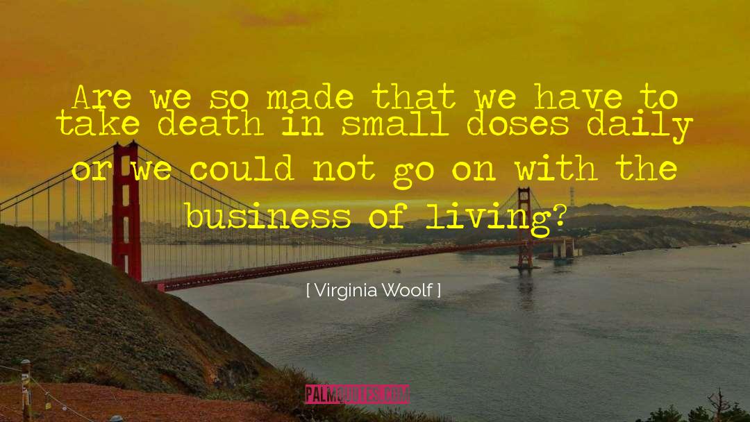 Living Death quotes by Virginia Woolf