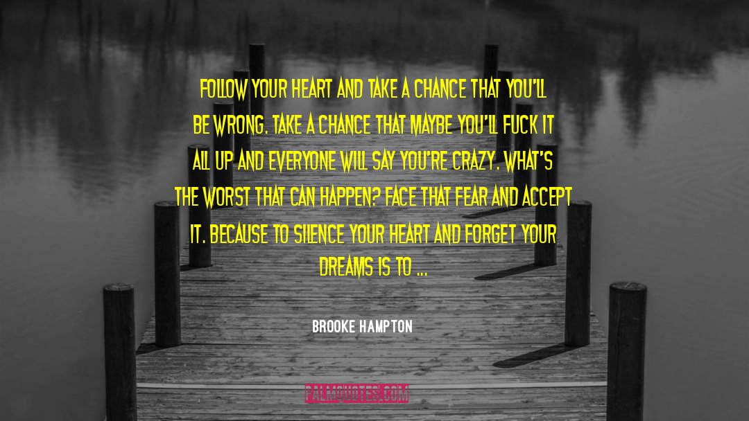 Living For Tomorrow quotes by Brooke Hampton