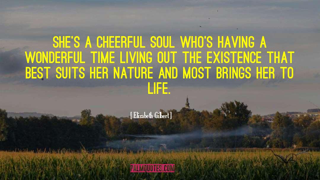 Living Habit quotes by Elizabeth Gilbert