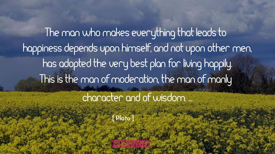 Living Happily quotes by Plato