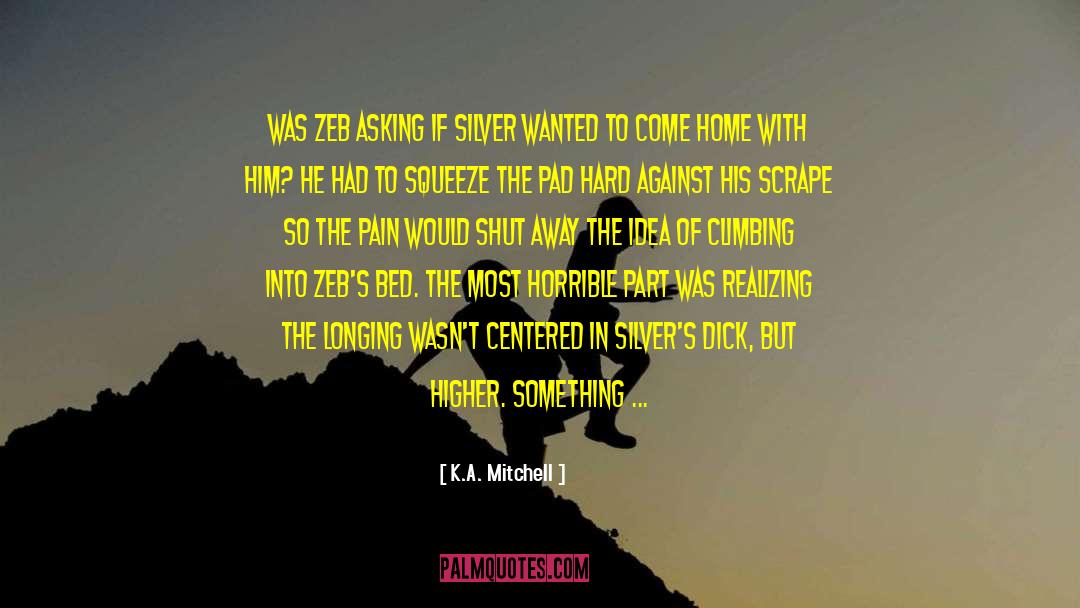 Living Horror quotes by K.A. Mitchell