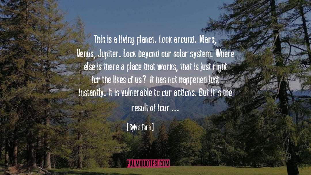 Living In A City quotes by Sylvia Earle