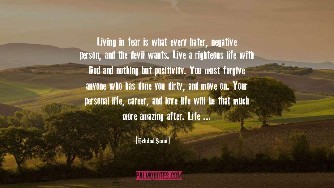 Living In Fear quotes by Behdad Sami