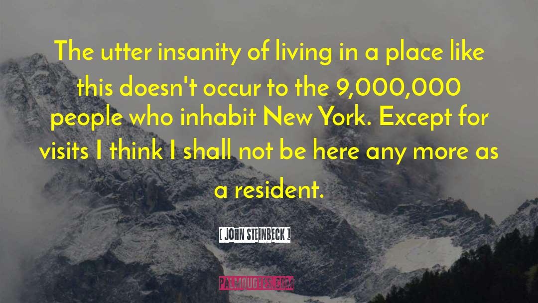 Living In Fear quotes by John Steinbeck