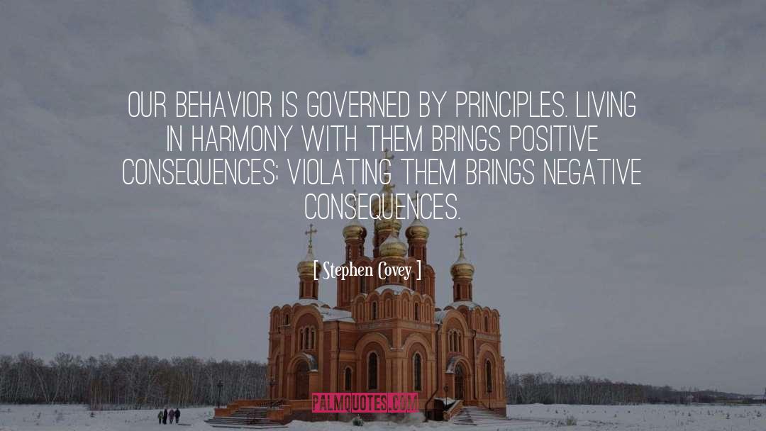 Living In Harmony quotes by Stephen Covey