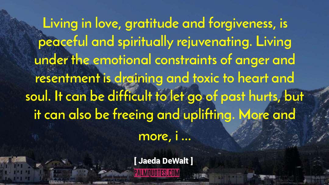 Living In Love quotes by Jaeda DeWalt