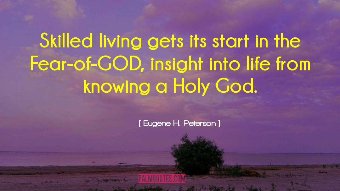 Living In Oneness quotes by Eugene H. Peterson