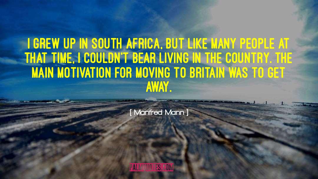 Living In The Country quotes by Manfred Mann