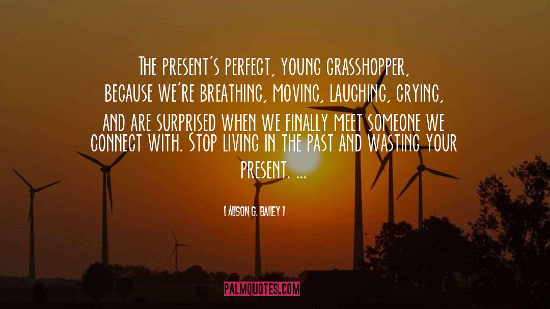 Living In The Past quotes by Alison G. Bailey