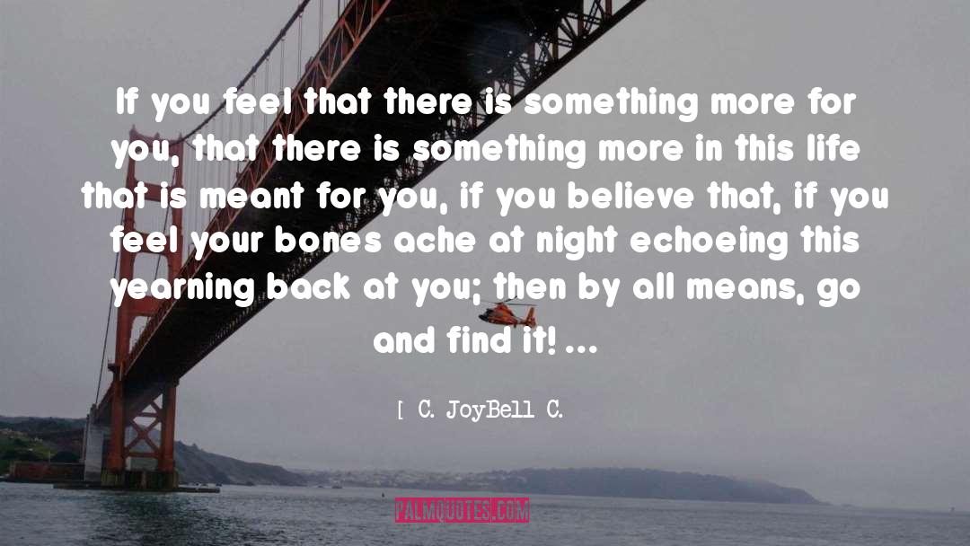 Living Life quotes by C. JoyBell C.