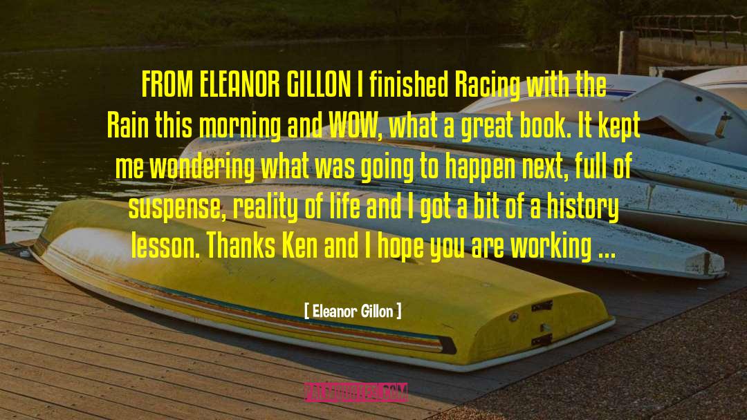 Living Life To The Full quotes by Eleanor Gillon