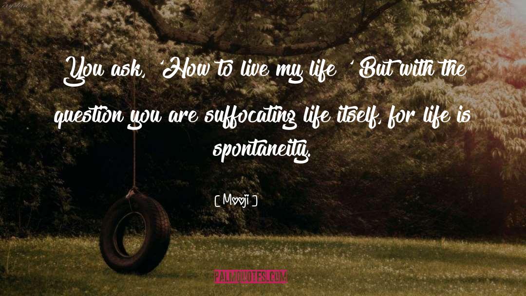 Living My Life quotes by Mooji