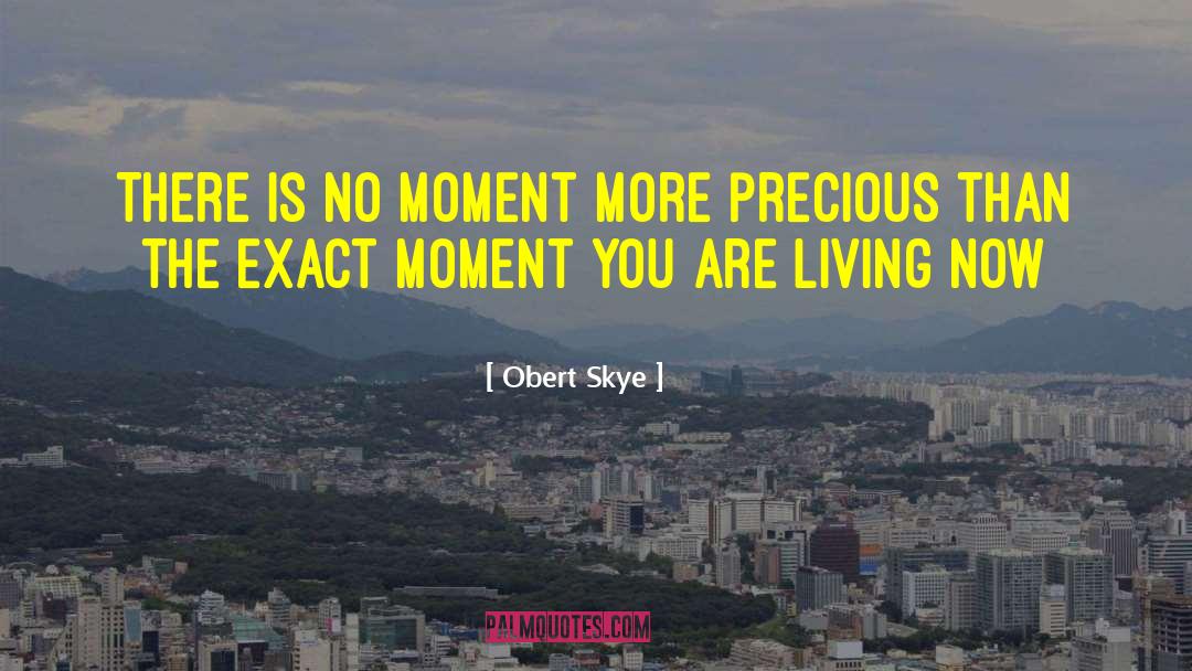 Living Now quotes by Obert Skye