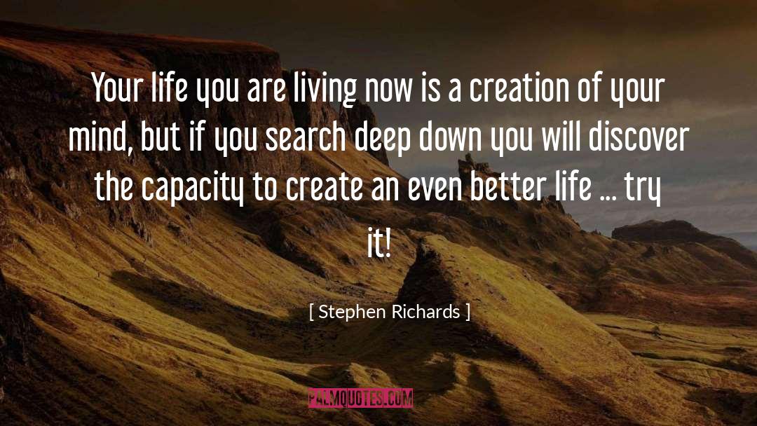 Living Now quotes by Stephen Richards