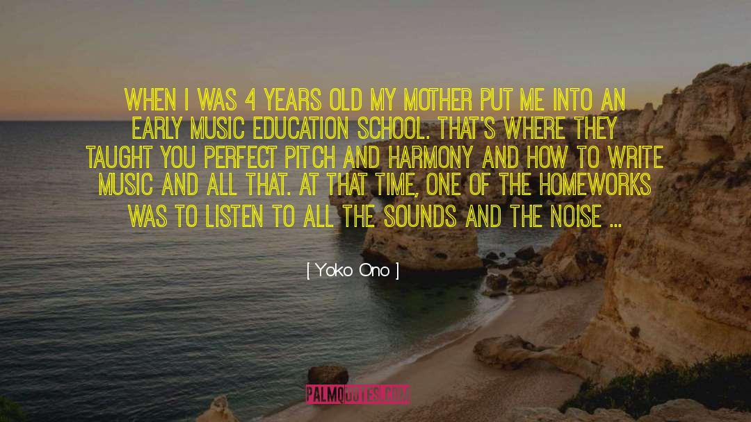 Living One Day At A Time quotes by Yoko Ono