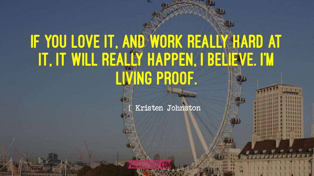 Living Proof quotes by Kristen Johnston