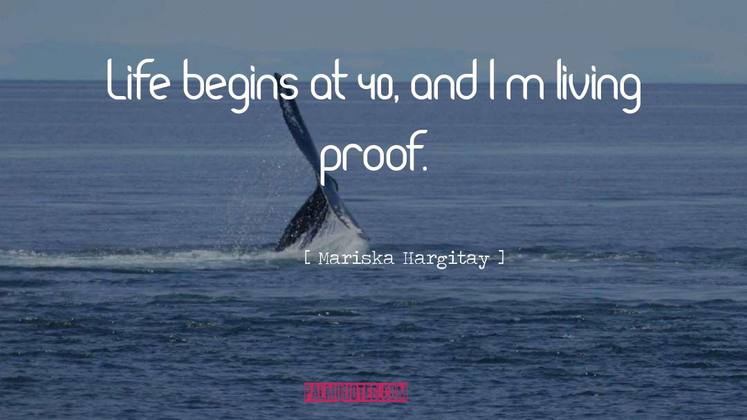 Living Proof quotes by Mariska Hargitay