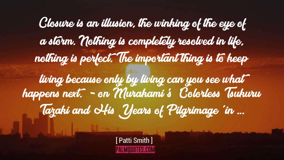 Living Right quotes by Patti Smith