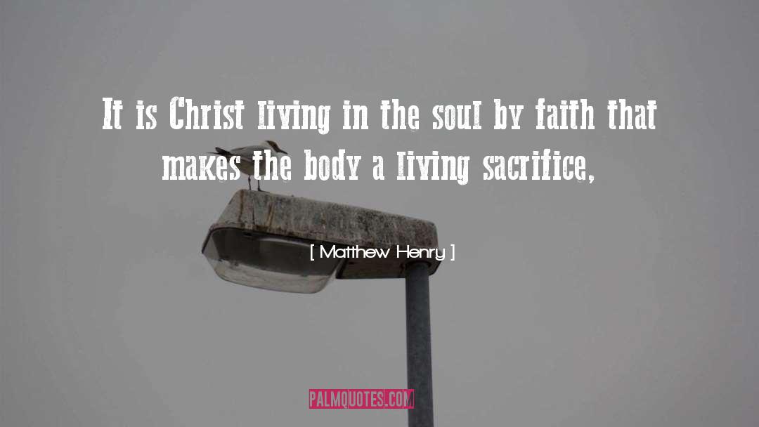Living Sacrifice quotes by Matthew Henry